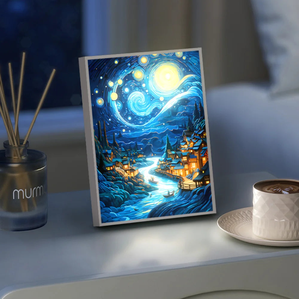 Van Gogh Starry Night Light Painting